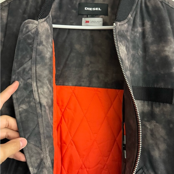 Diesel Men's Gray Bomber Jacket - Picture 3 of 7